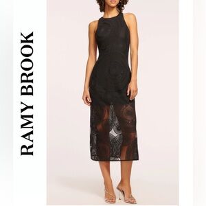 Ramy Brook Olga Midi Dress *NWT*
